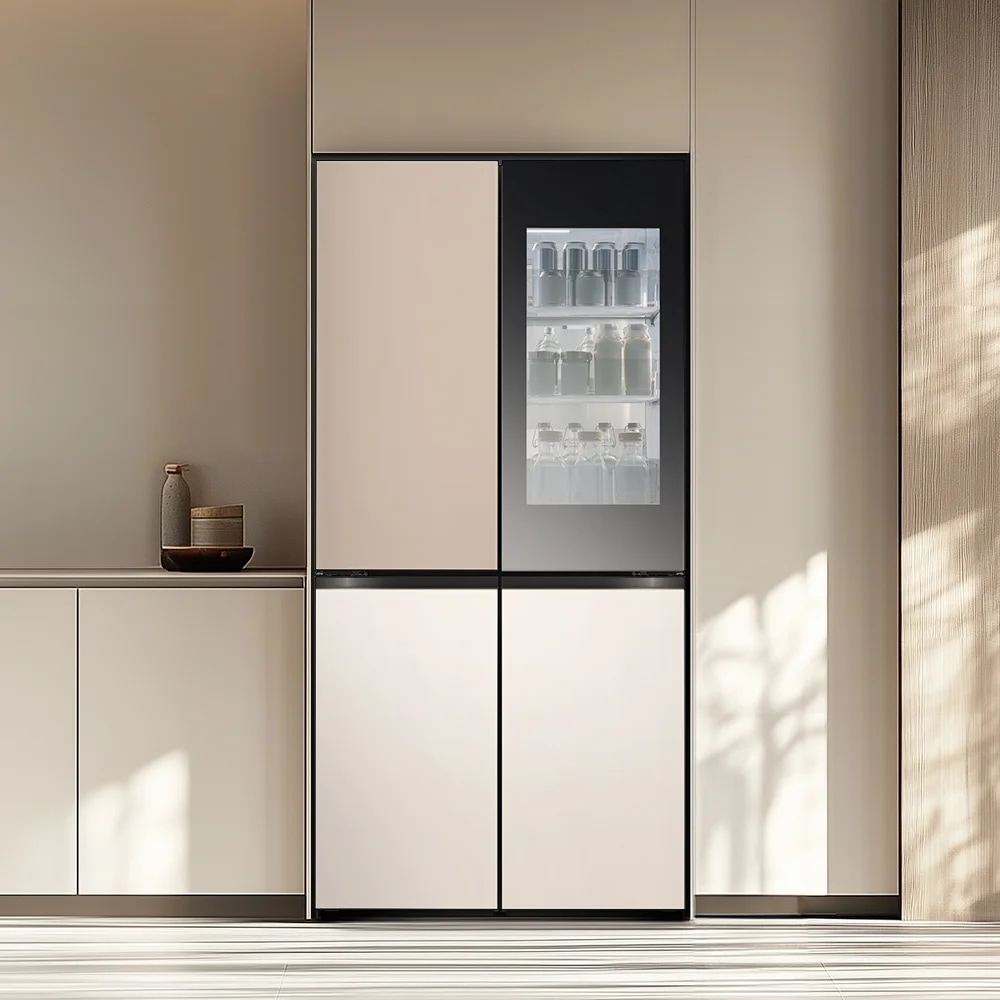 LG 디오스 오브제컬렉션 STEM 베이직 냉장고 Fit & Max (노크온)