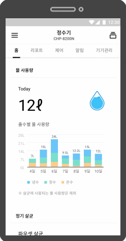 코웨이 CHP-8200N 노블 정수기 세로 상세이미지 54