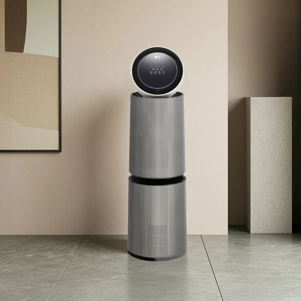 LG 퓨리케어 AI 오브제컬렉션 360˚ 공기청정기 M5 + 무빙휠 세트