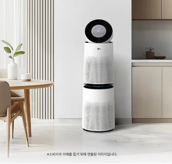 LG 퓨리케어 AI 360˚ 공기청정기 플러스+ 무빙휠 세트 100㎡
